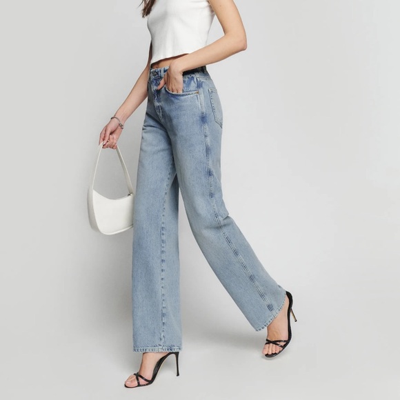Reformation Val 90s Mid Rise Straight Jeans - Picture 6 of 14